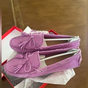 Coach Nadia Nubuck Lilac Blush Moccasins for Women